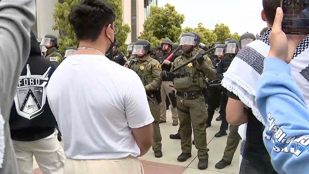 Police on UC Irvine campus after anti-Israel agitators swarm buildings; students told to ‘shelter in place’