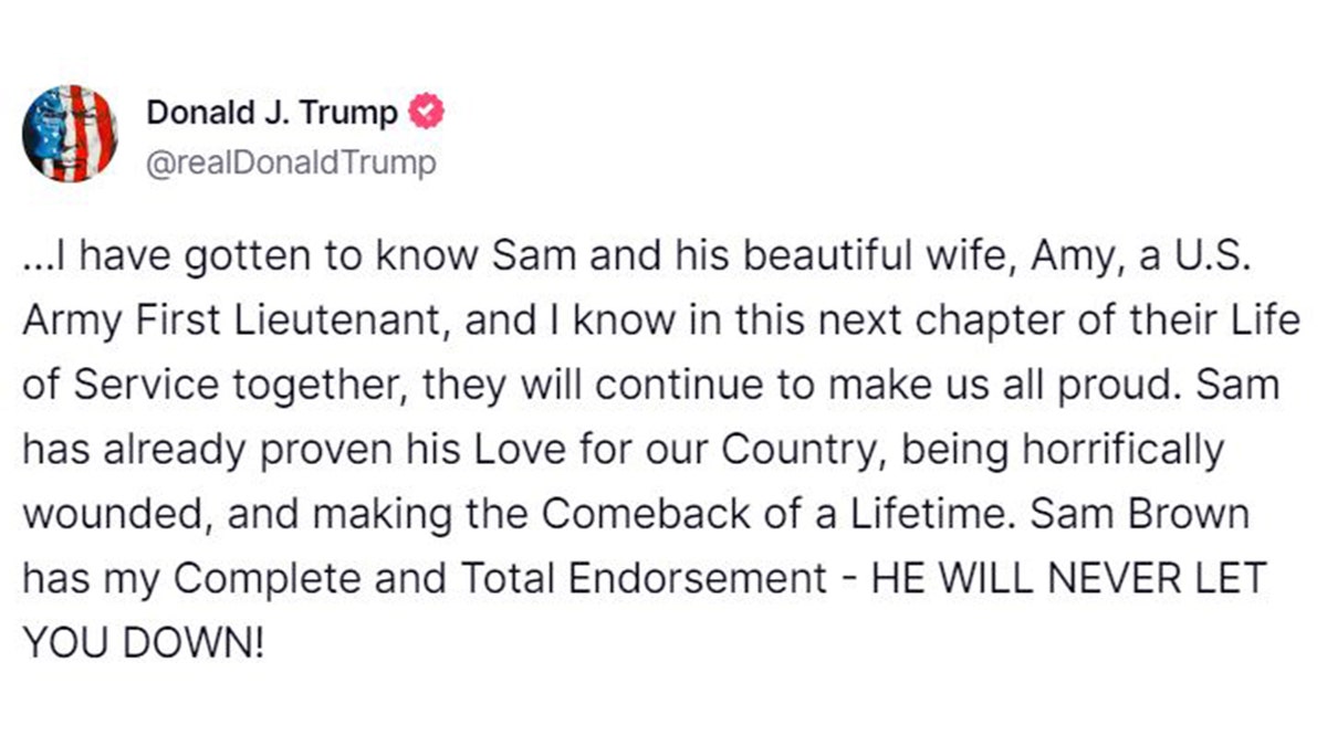 Trump announces major endorsement in crucial battleground Senate race