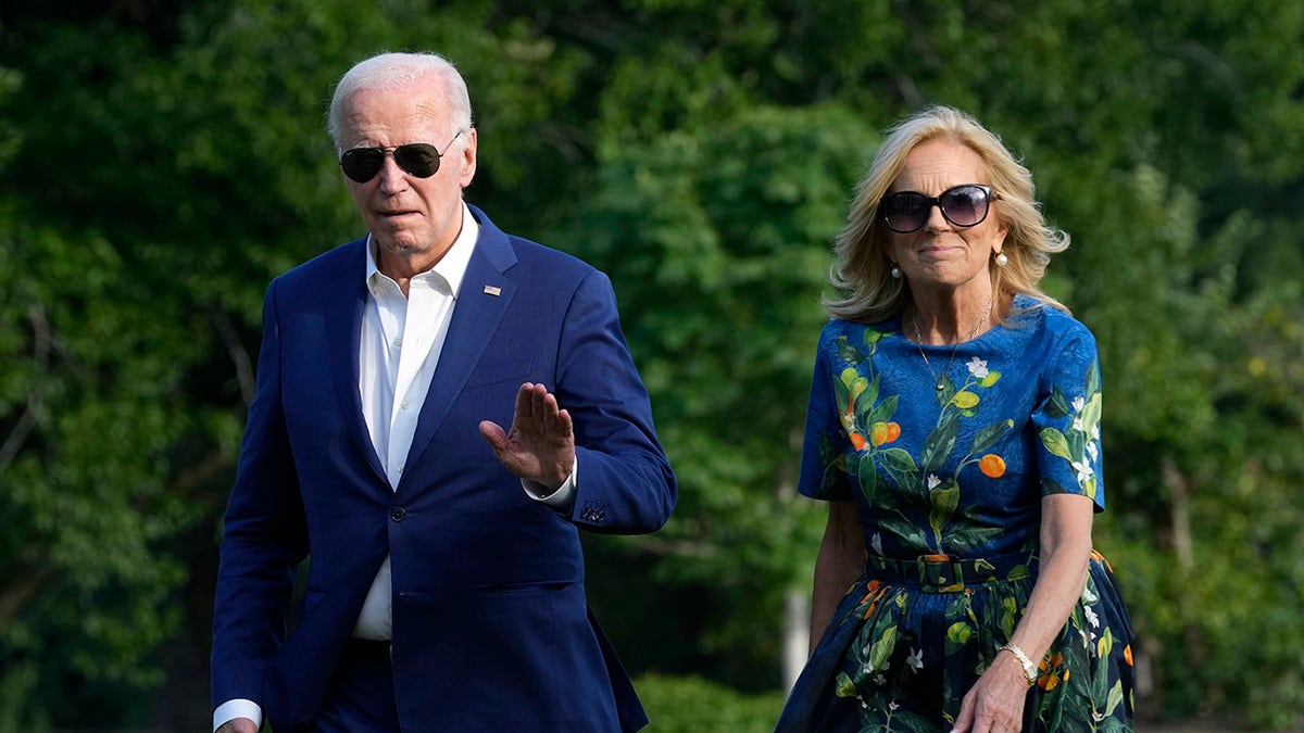 First lady says she’s ‘all in’ on Biden re-election bid as party members call for replacement