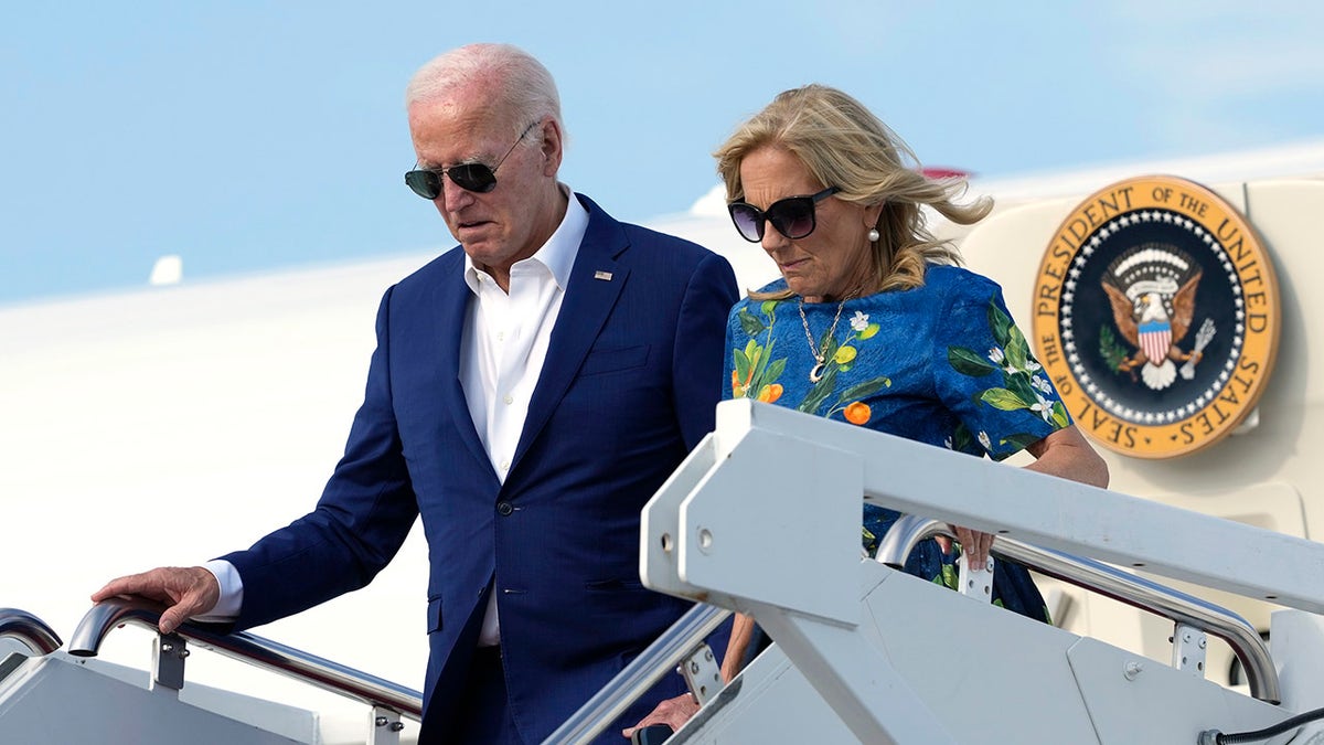 First lady says she’s ‘all in’ on Biden re-election bid as party members call for replacement