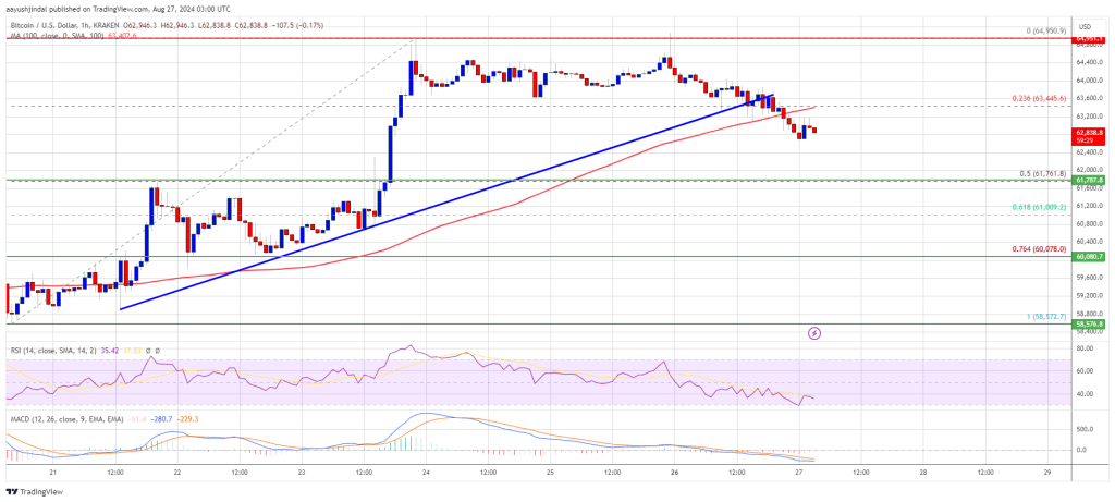 Bitcoin Price Slips, But Key Support Remains Intact